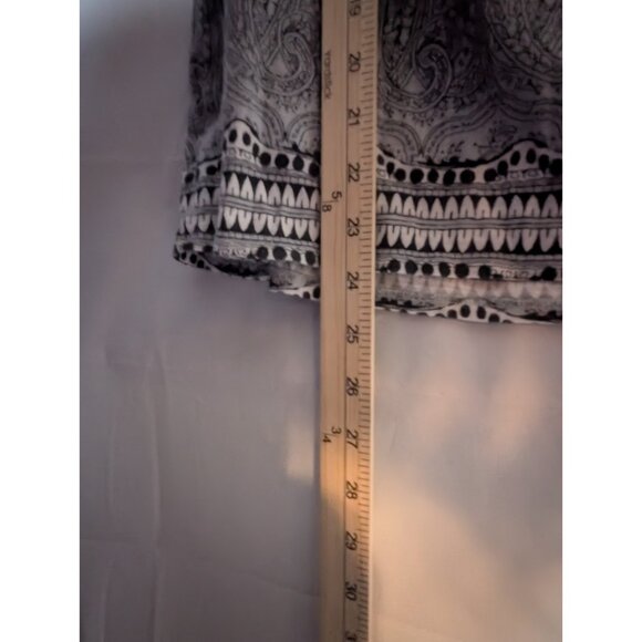 Anthropologie Akemi & Kin Geometric Babydoll Tank Top Sz S Y2K 90s Look Modal - Picture 8 of 8